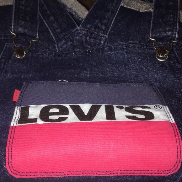 NWT Levi’s Girls Denim Shortall - Picture 8 of 8